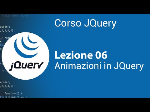JQUERY Tutorial Italian 06 - Animations with Jquery