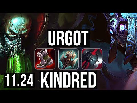 URGOT vs KINDRED (TOP) | 8/0/1, Legendary | NA Diamond | 11.24
