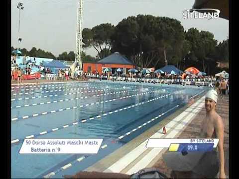 Serie 9 dei 50 Dorso  Assoluti Maschi Master - 12 MEMORIAL ANDREA BETTIOL