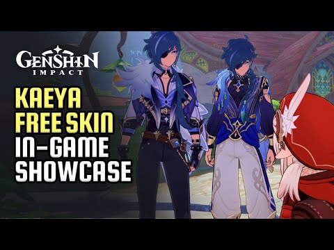 Finally Got Kaeya's Free Outfit! Sailwind Shadow Showcase | Secret Summer Paradise | Genshin Impact