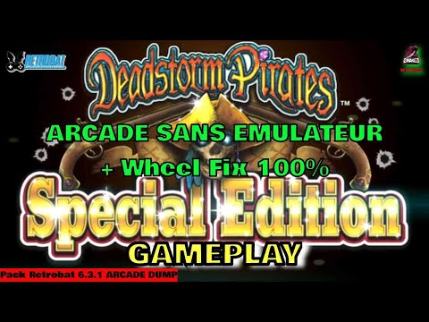 ⚠️DEADSTORM PIRATES EDITION ARCADE⚠️Gameplay  - ARCADE SANS EMULATEUR + 100% ok SOURIS + Fix Wheel