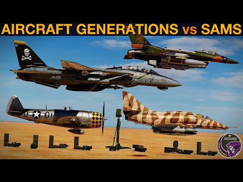 Which Era Of Aircraft Can Penetrate A SAM IADS Network Most Efficiently? | DCS