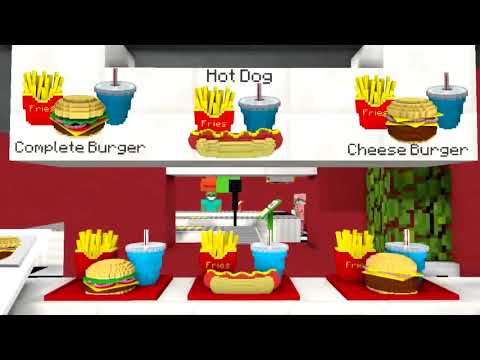 Monster School: WORK AT SUSHI PLACE! - Minecraft Animation