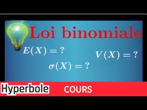 Binomial law • understanding the formula for expectation • variance • standard deviation • first S