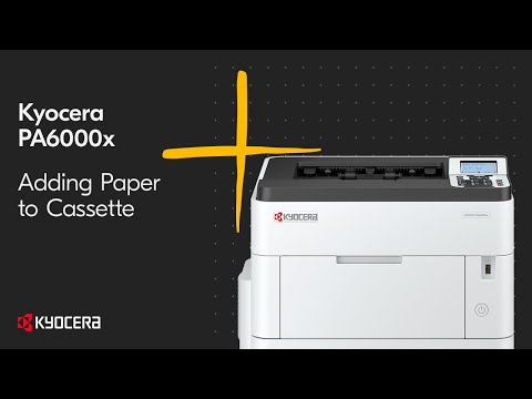 Kyocera PA5500x — бумага в кассету
