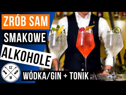 3 proste drinki z WÓDKĄ lub GINEM + TONIK | Domowe alkohole smakowe | odc. #21
