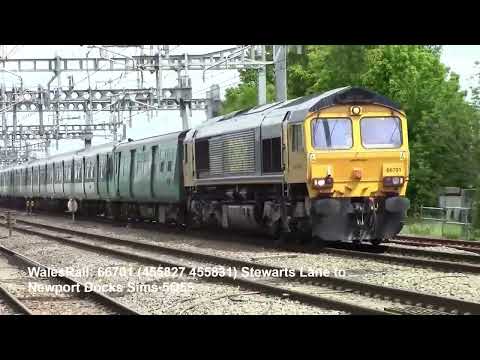 67008 and 66701 Swindon Station "Special Series"  12th May 2022