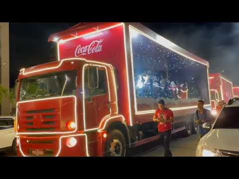 Caravana de natal da Coca - cola, no bairro de Tambaú - João Pessoa /PB 2022.