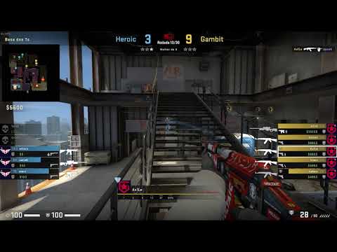 Pov Ax1Le (18/10) CS GO DEMO - VERTIGO - 16 GAMBIT VS 3 HEROIC (ESL Pro League 11/04/2021)