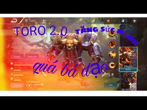 Liên quân: cách lên đồ toro bản 2.0 ăn mạng như sát thủ |tokuda