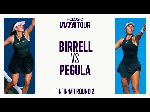 Kimberly Birrell vs. Jessica Pegula | 2025 Cincinnati Round 2 | WTA Match Highlights