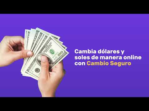 Cambio Seguro: Soles a dólares