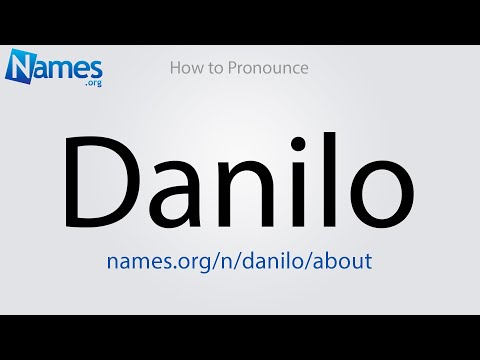 How to Pronounce Danilo