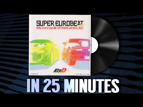 Initial D Fourth Stage Non-Stop Mega Mix in 25 minutes