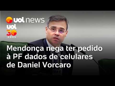 André Mendonça nega ter pedido à PF dados de celulares de Daniel Vorcaro