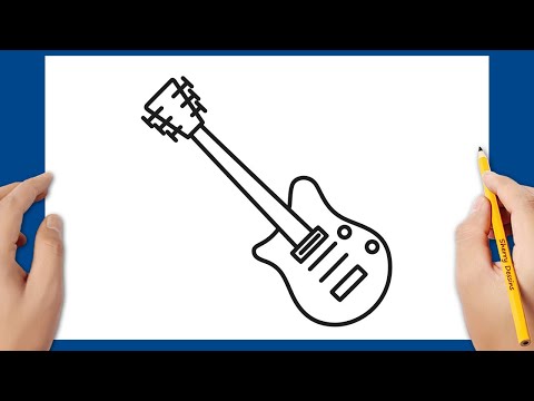 Comment dessiner une guitare étape par étape