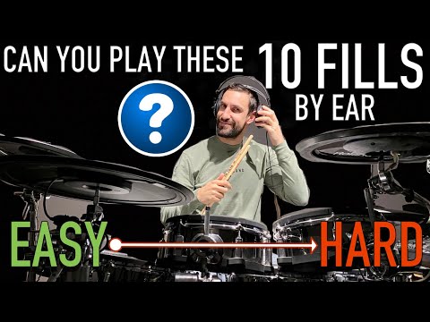 Can You Play The 10 Fills by Ear? Drum Lesson by Nick Bukey