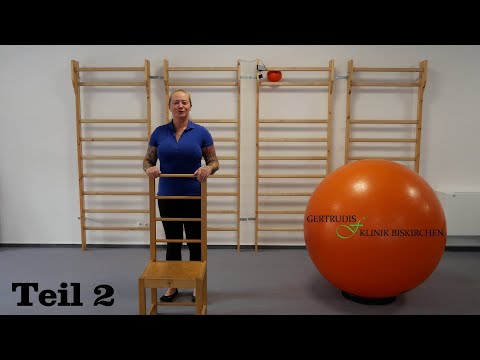 Sport- und Bewegungstherapie für Parkinson-Patienten - Training mit dem Stuhl Teil 2