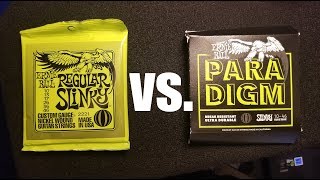 Video thumbnail for Ernie Ball PARADIGM vs. Regular Slinky - Tone Comparison by Jake Pool Music