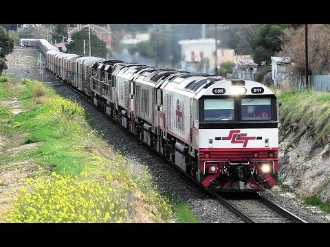 CSR011-012-010-SCT010-002 on a 1799 mtr long 5PM9 at Stawell.  14-07-19.  10.18.25.