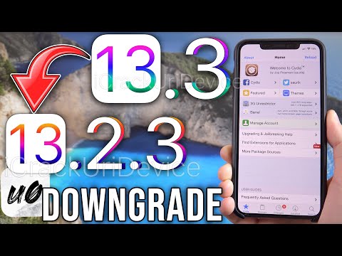 Downgrade iOS 13.3 to iOS 13.2.3 for Jailbreak - Windows or Mac (Jailbreak iOS 13 Prep)