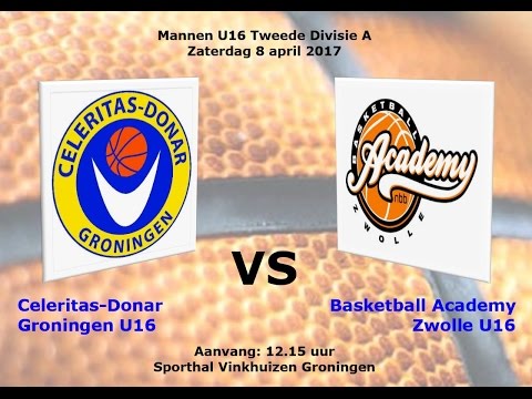 Celeritas Donar U16 - BA Zwolle U16, 08-04-2017, 1e kwart