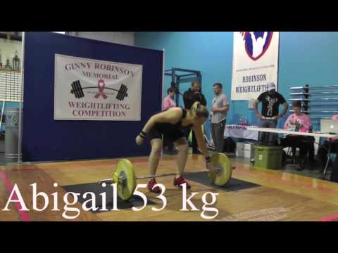 2016 Ginny Robinson Memorial Weightlifting W75 and W75+ Snatch