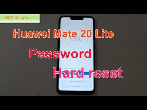 Huawei Mate 20 Lite Hard Reset when forgot Password.