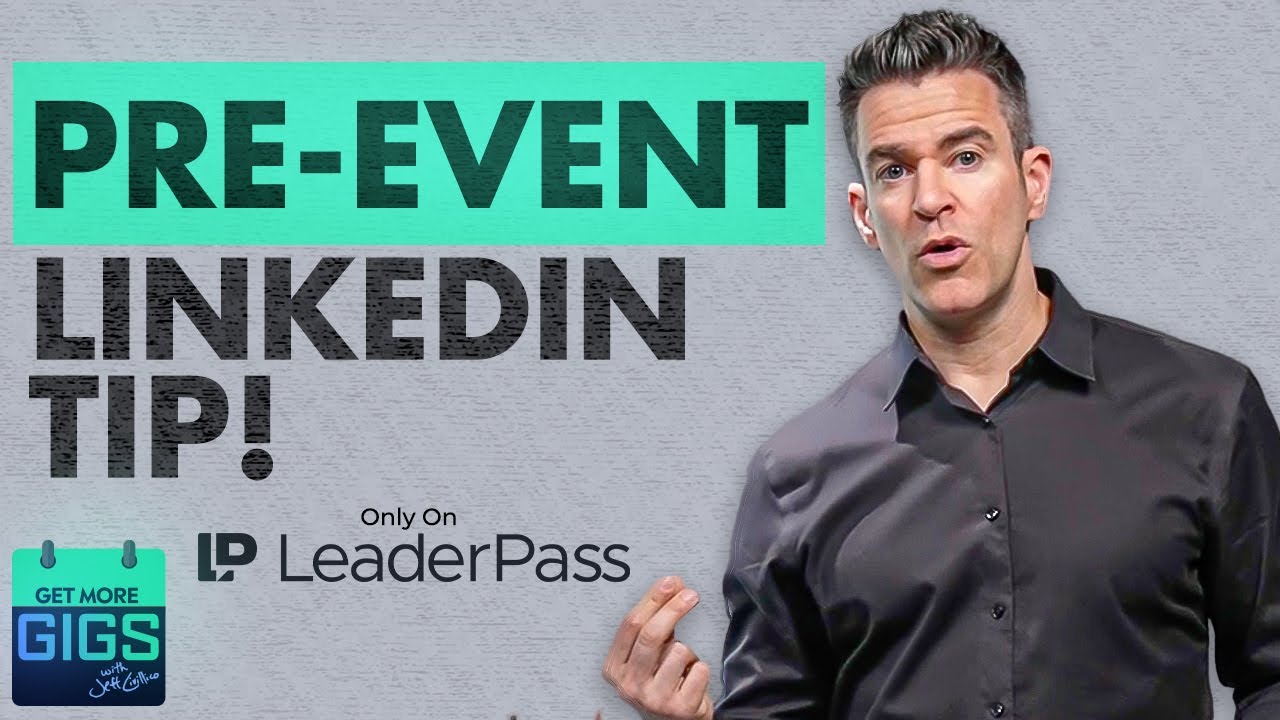 Why Every Speaker Needs This Pre-Event LinkedIn Tip!