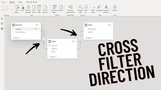 Cross Filter Direction in Power BI