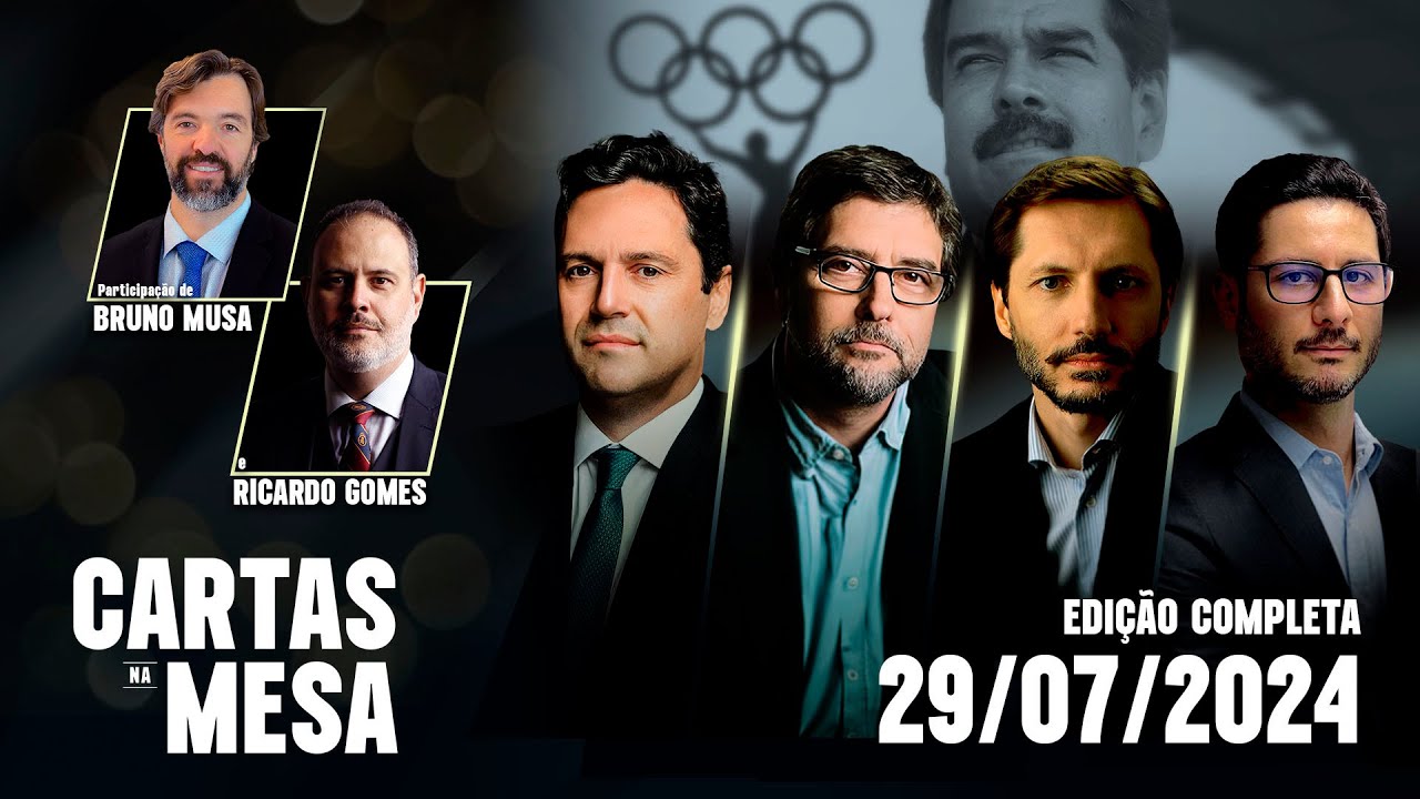 OLIMPÍADAS WOKE E "ELEIÇÕES" NA VENEZUELA | Cartas Na Mesa - 29/07/24