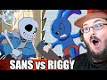 SANS vs RIGGY (Undertale Animation) By @CyberLegendsAnimations REACTION!!!