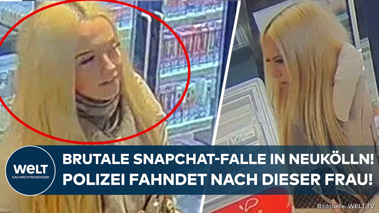 SNAPCHAT-FALLE IN BERLIN: Wer kennt diese Frau? Lockvogel legt 18-Jährigen brutale Falle