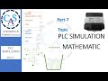 07 PLC Simulation Math Plc Math Instructions Plc Math Functions PLC Compare