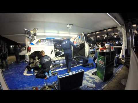 WRC GB S.Ogier Deeside Service Station