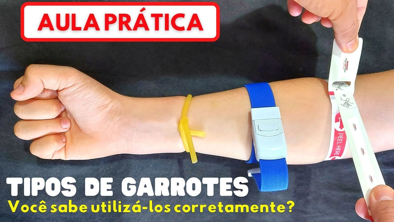 QUAIS OS TIPOS DE GARROTES E COMO UTILIZAR?