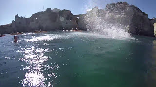 Cliff jumping in Lagos, Portugal | Jonny Travels