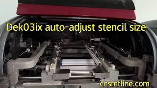 Auto Pcb width adjust Dek03ix