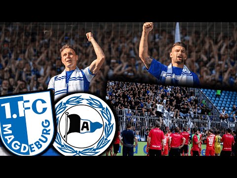 Gezogenes Material, Ansage von Ultras & Pyroshows! (Magdeburg - Bielefeld 4:0)