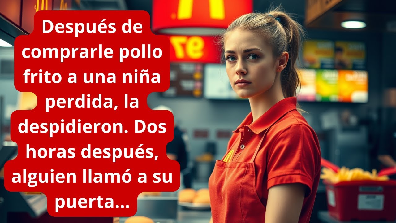 Compró pollo para una niña perdida y la despidieron. Dos horas después, alguien Tocó a la puerta