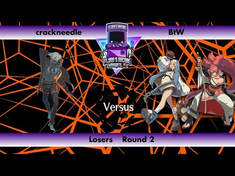 Flynn's Arcade 087 Losers Round 2 - crackneedle (Happy Chaos) VS BtW (Bridget Baiken) Guilty Gear