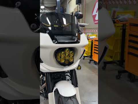 Just installed these Baja Designs LED lights on my Harley Lowrider ST. Cali Raised HD install
