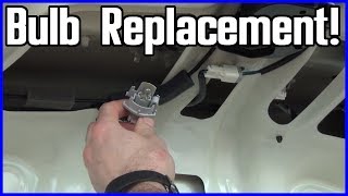 License Plate Bulb Replacement
