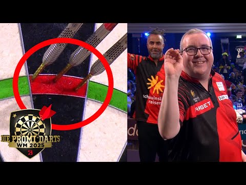 6 perfekte Darts 🎯 Vanessa Mai & Luke Humphries vs. Patrick O. & Stephen Bunting