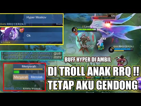 TOP GLOBAL MOSKOV SOLO RANK, DI TROLL TIM SENDIRI !! ANEH BANGET INI PUBLIK...