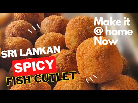 How to make Fish Cutlets Sri Lankan Style.(Simple) Foodie Bite | මාළු කට්ලට්