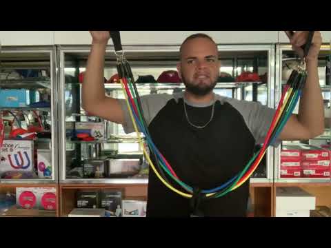 BBB Sports Resistance Tube Bands Set Up to 100 LB with Handles