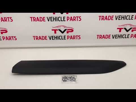 For Vauxhall Combo 2018- Front Door Moulding Trim Black Passenger Side video