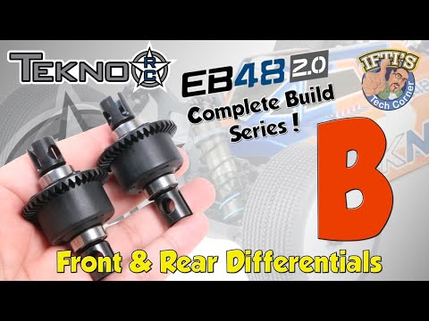 #03 Tekno EB48 2.0 - BUILD SERIES - Kit Bag B : Front & Rear Differential