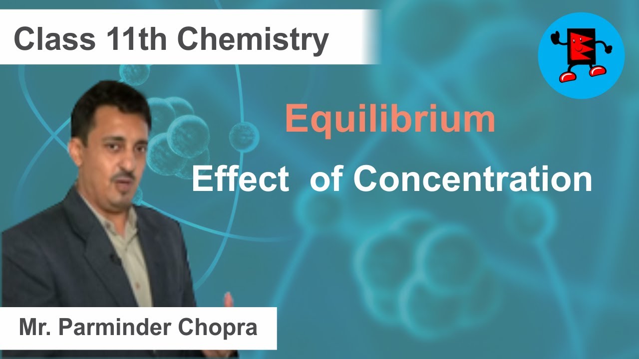 CBSE Class 11 Chemistry Equilibrium Effect  of Concentration |Extraminds